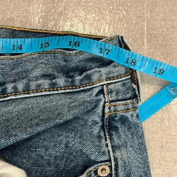 [W36L34]Levi’s 501  Light washed Men Straight Leg Jeans - Picture 3 of 7